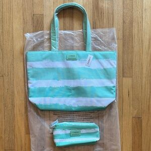 Clinique X Drawbertson Tote and Make Up Bag